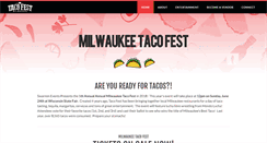 Desktop Screenshot of milwaukeetacofest.com